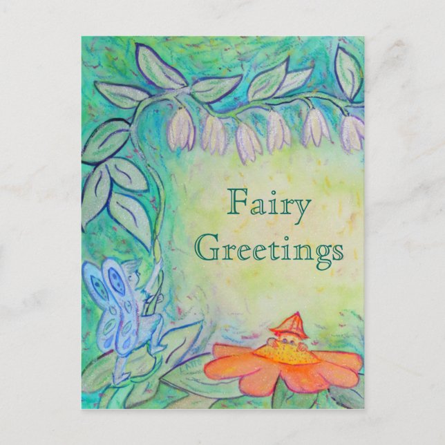 Flower Fairies Greeting Customised Postcards (Front)