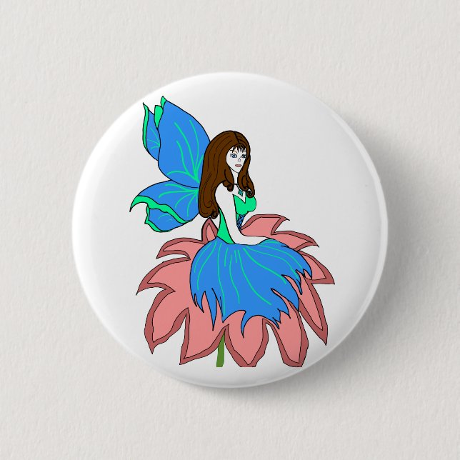 flower fairy button (Front)