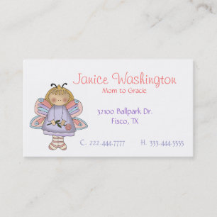 Flower Fairy Cute Mummy Card