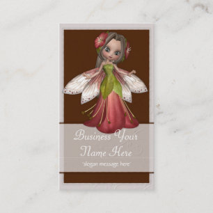 Flower Fairy D2 Fantasy Whimiscal Business Cards