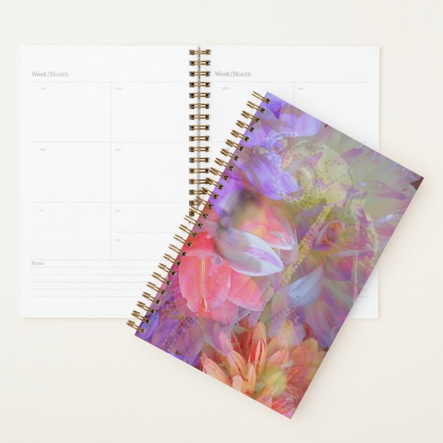 Flower Fairy Double Exposure Fantasy Art Planner (Display)