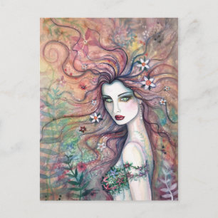 Flower Fairy Goddess Chloris Postcard