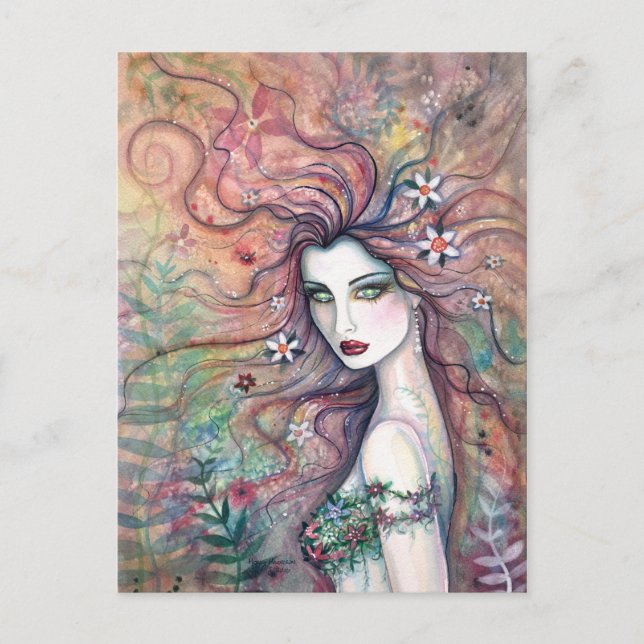 Flower Fairy Goddess Chloris Postcard (Front)