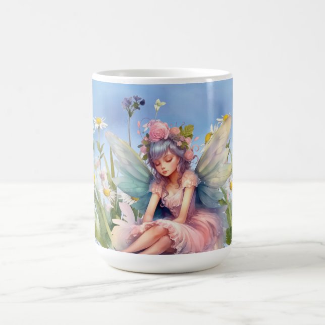 Flower Fairy in Pink Dress Mug (Center)