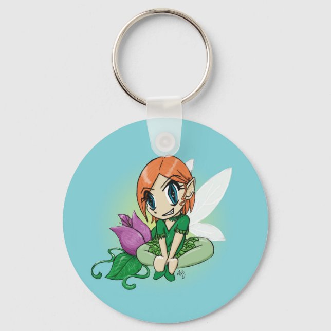 Flower Fairy Key Ring (Front)