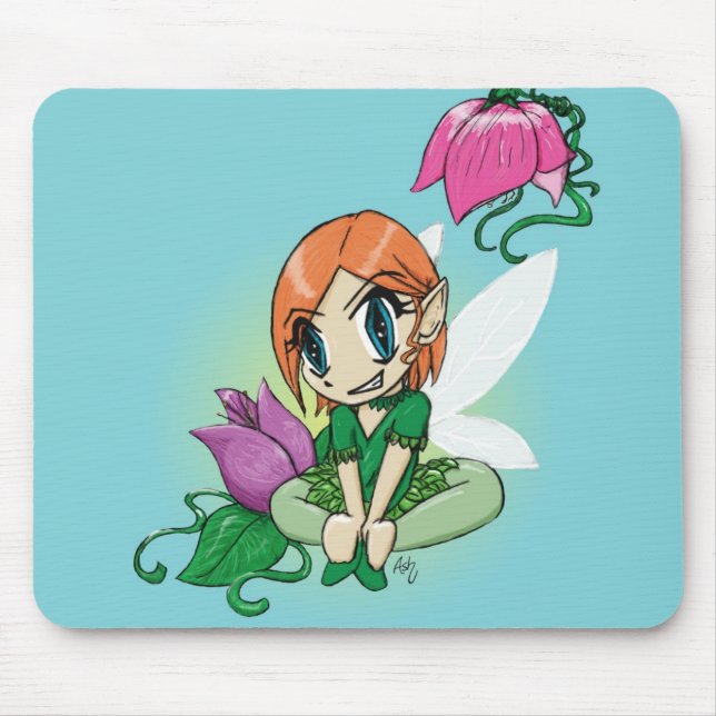 Flower Fairy Mouse Mat (Front)