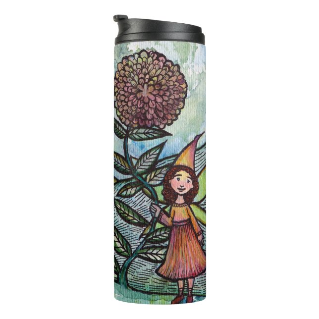 Flower Fairy Nature Lovers Fairies                 Thermal Tumbler (Rotated Right)
