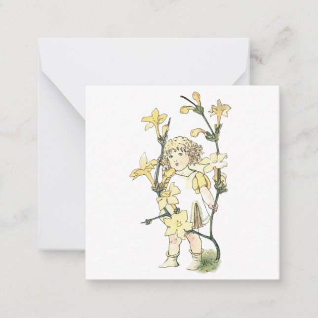 Flower Fairy Note Card (Front)