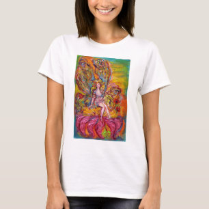 FLOWER FAIRY ON THE PINK IRIS fantasy T-Shirt