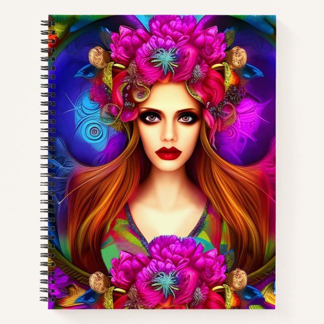 Flower Fairy Queen Notebook (Front)