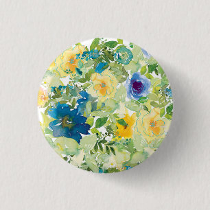 Flower Field 3 Cm Round Badge