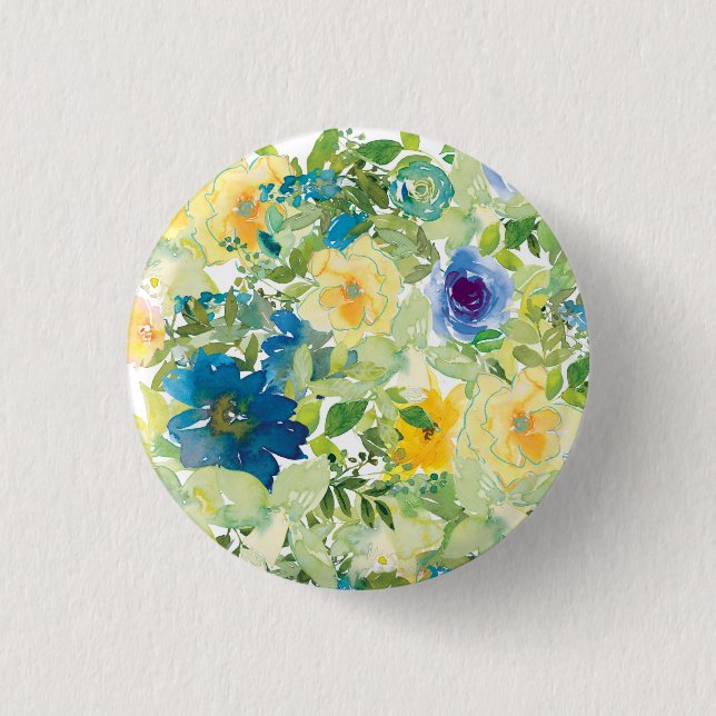 Flower Field 3 Cm Round Badge (Front)