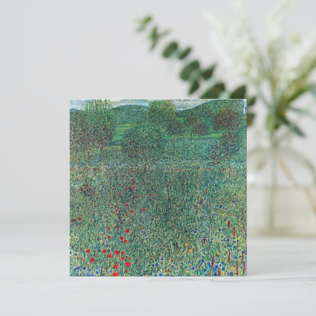 Flower Field in Litzlberg Klimt, Vintage Landscape (Standing Front)