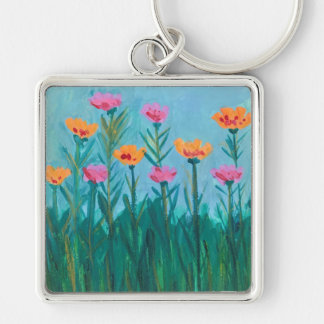 Flower Field Key Ring
