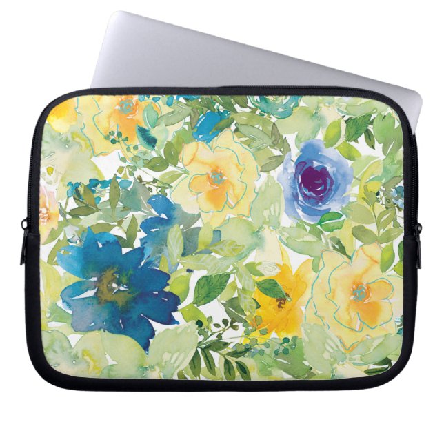 Flower Field Laptop Sleeve (Front)