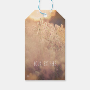 Flower Field Rustic Country Wedding Favour Gift Tags
