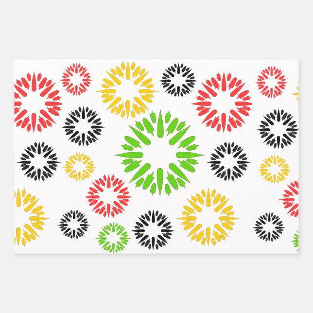 flower field wrapping paper (Front)