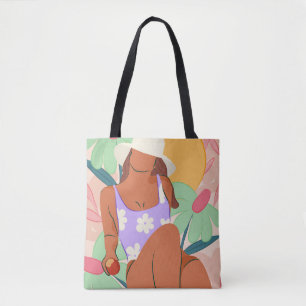 Flower Fields and Sunshine Tote Bag