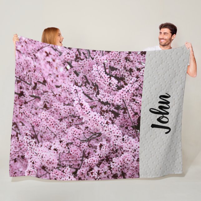 Flower Fleece Blanket (In Situ)