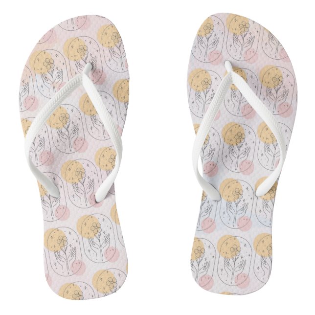 Flower Flip Flops (Footbed)