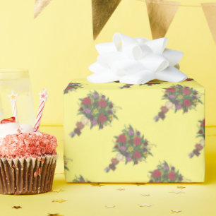 Flower Floral Bouquet Teacher Mother's Day Wrapping Paper