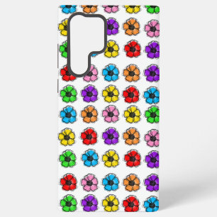 Flower Floral Doodle Line Art Watercolor Abstract  Samsung Galaxy Case