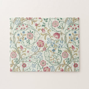 Flower, Floral Pattern, William Morris Jigsaw Puzzle