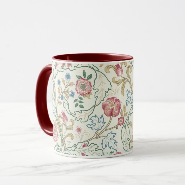 Flower, Floral Pattern, William Morris Mug (Front Left)