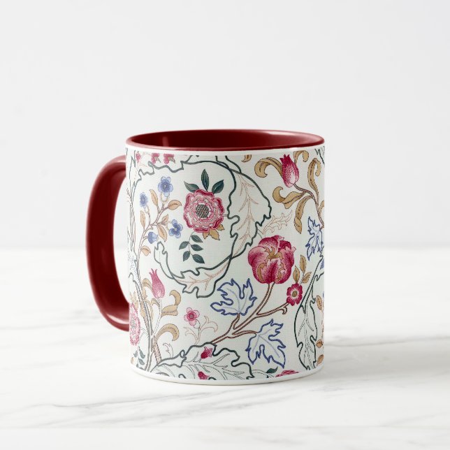 Flower, Floral Pattern, William Morris Mug (Front Left)