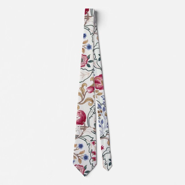 Flower, Floral Pattern, William Morris Tie (Front)