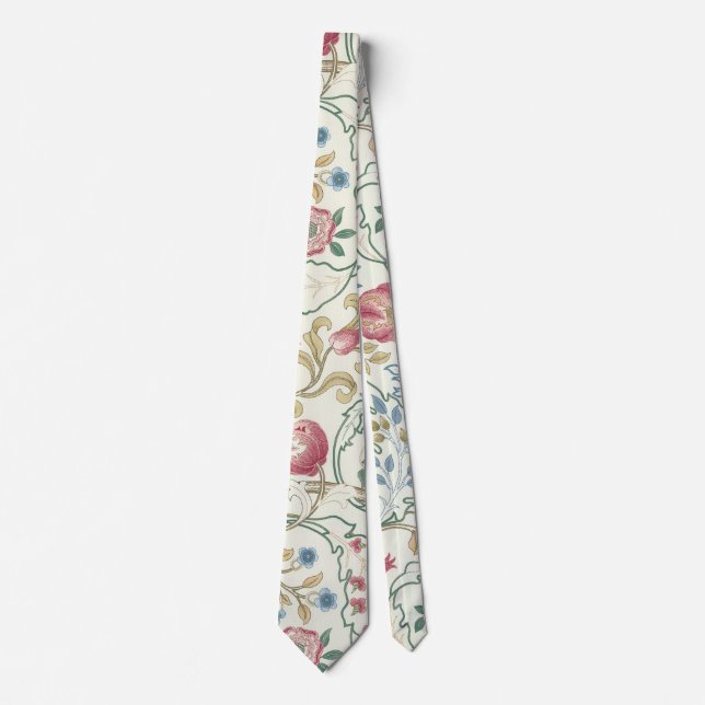 Flower, Floral Pattern, William Morris Tie (Front)