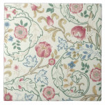 Flower, Floral Pattern, William Morris Tile<br><div class="desc">William Morris (24 March 1834 – 3 October 1896) was a British textile designer, poet, novelist, translator, and socialist activist associated with the British Arts and Crafts Movement. He was a major contributor to the revival of traditional British textile arts and methods of production. His literary contributions helped to establish...</div>