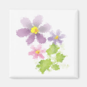 Flower flower mosaic 2 magnet