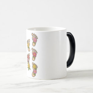 Flower Footprints – Walk in Beauty and Joy Magic Mug