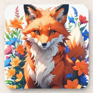 Flower Fox Coaster
