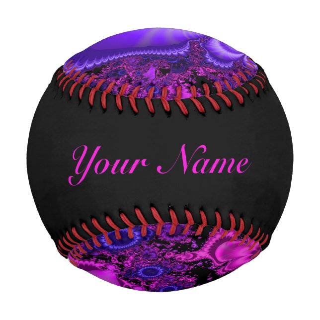 Flower Fractal Baseball (Front)