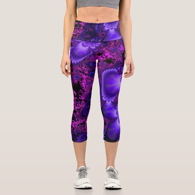 Flower Fractal Capris (Front)