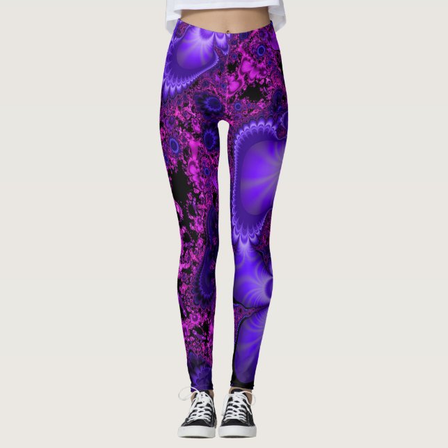 Flower Fractal Leggings (Front)