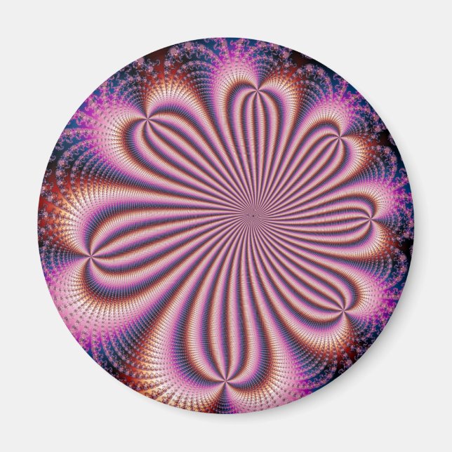 Flower - Fractal Magnet (Front)