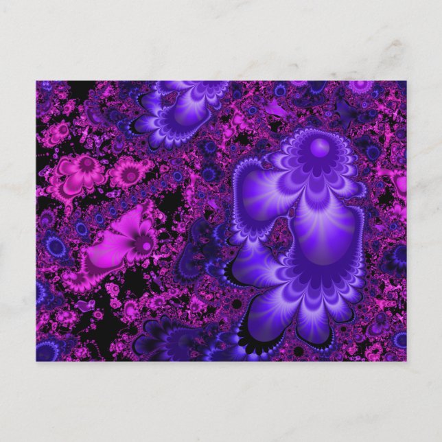 Flower Fractal Postcard (Front)