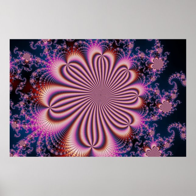 Flower - Fractal Poster (Front)