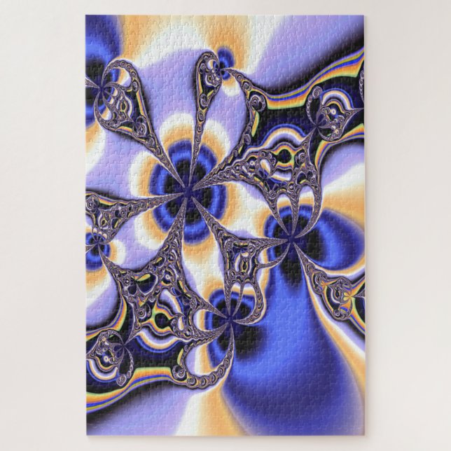 flower fractal puzzle  (Vertical)