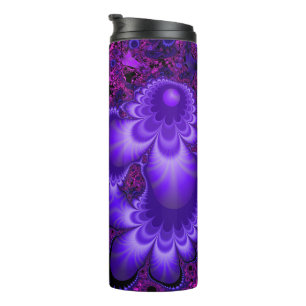 Flower Fractal Thermal Tumbler