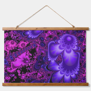Flower Fractal Wall Tapestry