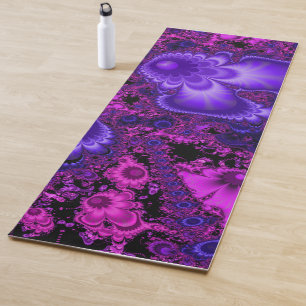 Flower Fractal Yoga Mat