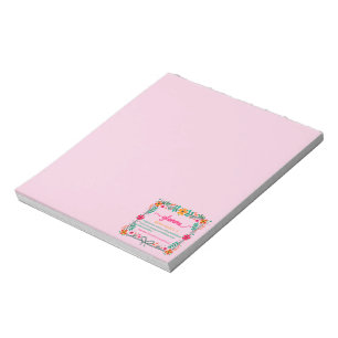 Flower Frame Glamma Grandma Grandmother Definition Notepad