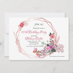 Flower Frame Invitation