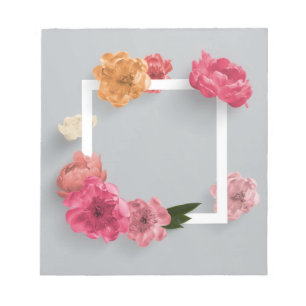 Flower Frame Notepad
