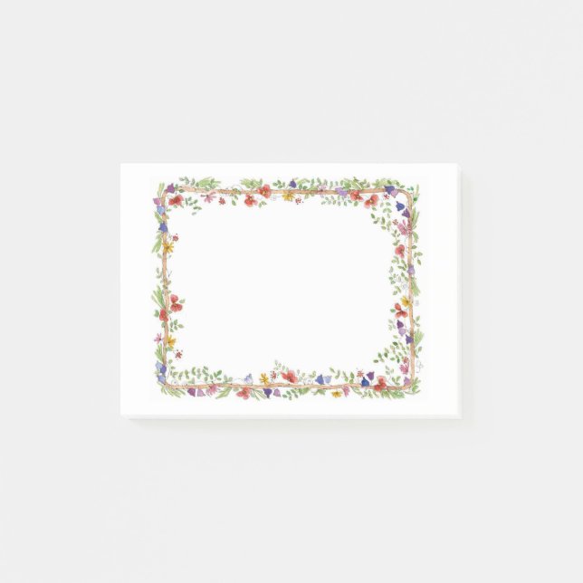 Flower Frame Post-it Notes (Front)