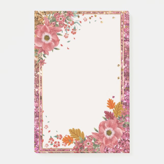 Flower Frame Post it Notes (Front)